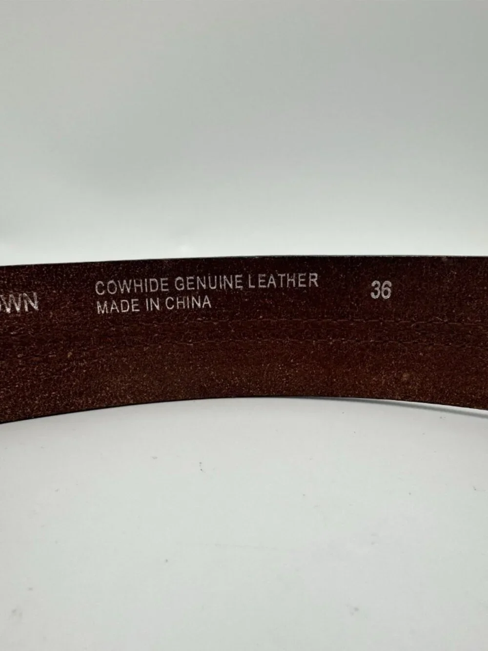 Carhartt Leather Work Belt Brown Size 38